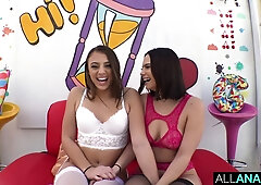 Violet and Gia's Anal Rematch