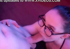 Perverted paramour piss his wench's and ass to mouth fuck her.