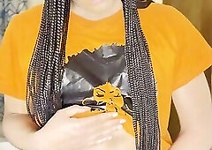 Femboy cums and eats it