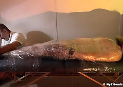 Rick Mummified For Halloween - Rick