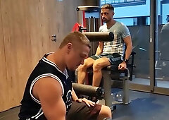 HE CUMED IN MY BUTT AT THE GYM!! We were naughty at the gym and my trainer ambled me home...