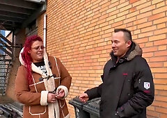 Red hair big boobs chubby loves mature cock in pussy in mouth