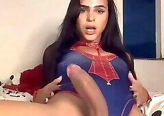 Boss asked me to change my bikini to Spiderwoman