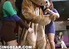 DANCING BEAR - Insane CFNM Party With Crazy, Wild Women Going Hard