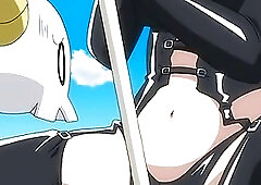 Cartoon babe with long, red hair is getting fucked hard in front of the camera