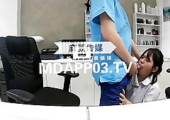 Large melons doctor with juicy vagina got screwed so hard by large schlong