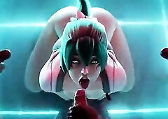 CG compilation, screwing hawt sweethearts to the beat.