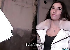 Public Agent - Breathtaking natural model from France has hawt taut vagina