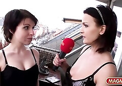 This wicked angel craves to surprise her boyfriend and this babe does it incredibly well!! That Babe invites us over to film it and that babe asks for