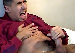 super-sexy arab guy gets drained his huge fuck-stick by a guy in spite of him !