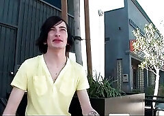 Dude sucking big cock and gets facial 1