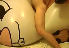 Giant inflatable toy humping cum 4