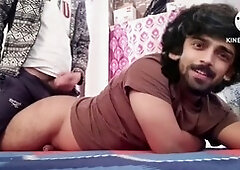 Amateur gay dude gives a wild blowjob to a big cock