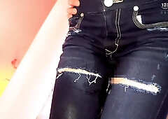 Long-Legged Lady's Pantyhose and Boots Domination of a Masochistic Man. Asian Erotic Video. x1x0A444E244096904DD2