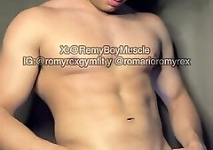 Romario gets naked and jerks off