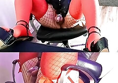 After a lengthy evening of screwing my butt with many dildos and sex toy a decided to go live on xhamster. Didn't know what to await but the view