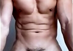 Asian Handsome Muscular Guy Jerks Off 02