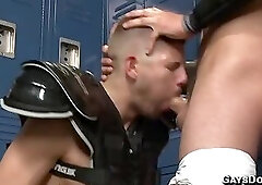 Football Jocks Intense Oral Sex