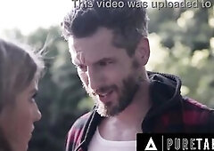 PURE TABOO Despairing Hitchhiker In Trouble Kristen Scott Seduces Escaped Criminal To Save Her Life