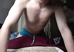 Sexy roleplay, stepdad pins u to the daybed gently banging your snatch until this chab cums inside[eng sub