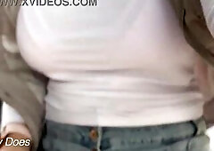 mother I'd like to fuck is risky braless public.