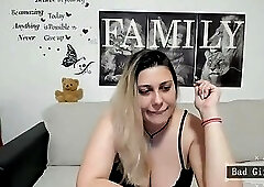 Hot natural huge boobs BBW blonde cute web babe