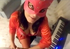 Milfycalla's first piano lesson leads to some naughty fun