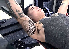 YOSHIKAWASAKIXXX - Japanese Yoshi Kawasaki Works Out Solo