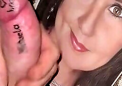 MILF Michaela facial cumshot different angle