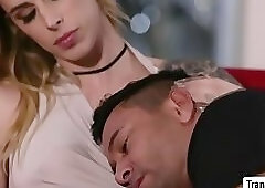 TBabe Casey Kisses enjoys anal sex with Stepbro plus cumshot