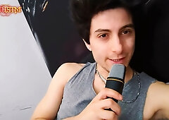 Turkish pornstar speaks passionately before revealing his big cock