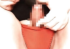 ガラス管を挿入したままオーガズム！ガラス管に精液があふれてくる。Climax with glass tube inserted! Jizz overflows into t