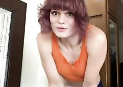 POV Suck and bang with goth Trans tinder date.