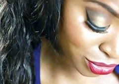 Dude bangs beautiful busty ebony boss in office