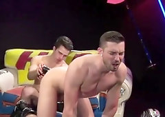 Bikers Have Sex With A Dildo