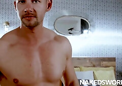 NAKEDSWORD Liam Hunts Donk Spread Beyond Its Thresholds From Danny Steeles Poking