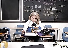 Naughty teen student Lola Fae wants extra detention in ASMR