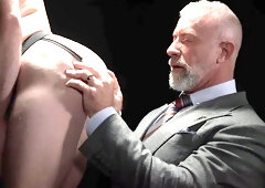 BoyForSale: Parents group observes as master Lance Charger mates with adorable submissive slave