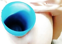 For A Teen Small Femboy Large Plastic Glass & Bottle Anal Insertions!