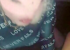 Sexy CD Slut Giving Head To Big Dick