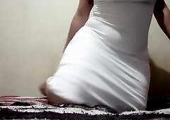 Rich Soaked Cunt in White Suit
