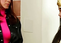 Classy babe gets fucked and pissed on by a tranny