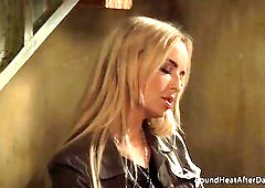 Curvy Large Melons Lesbo Serf Groans From Drubbing And Fingering