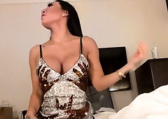 Webcam Asian chick anal masturbation tease