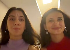 2 neighbors asked me to cum on their faces and went for a walk outside with cum on their faces