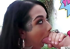 Lovely slut Katrina Jade gets ass banged