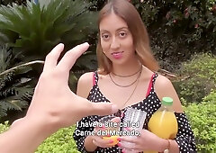 Latina teen Ariana Fuentes takes every inch in a passionate POV session