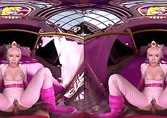Kay Sweet As Princess Peach Screwing In XXX SUPER MARIO BROS VR Porn
