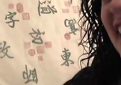 Lustful babe makes his  cock wet from riding