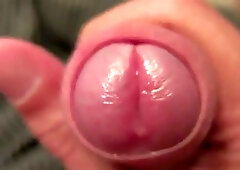 Bed uncut foreskin gaming closeup cum 4